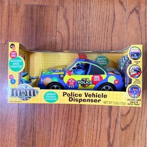 M&M'S Police Vehicle Candy Dispenser - Blue, Green, Red, Yellow 2010